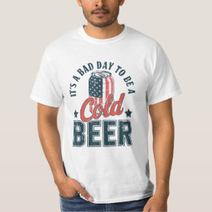 Es ist ein schlechter Tag, eine Vintage US-Flagge  T-Shirt