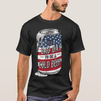 Es ist ein schlechter Tag für ein kaltes Bier Vint T-Shirt