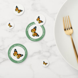 Es ist ein Schlichtes Tiger/African Queen Butterfl Konfetti