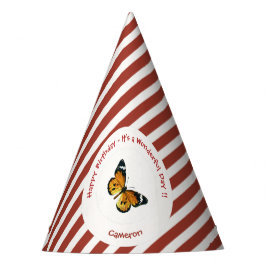 Es ist ein Schlichtes Tiger/African Queen Butterfl Partyhütchen