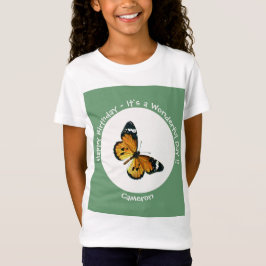 Es ist ein Schlichtes Tiger/African Queen Butterfl T-Shirt