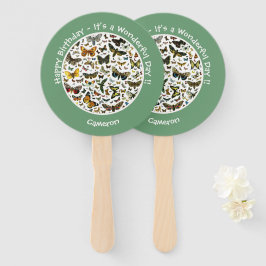 Es ist ein Schmetterling Geburtstag, Sammelstücke  Fächer