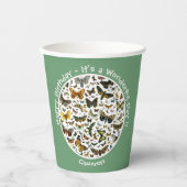 Es ist ein Schmetterling Geburtstag, Sammelstücke  Pappbecher (Vorderseite)