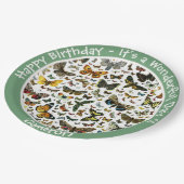 Es ist ein Schmetterling Geburtstag, Sammelstücke Pappteller (Schrägansicht)