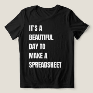 Es ist ein schöner Tag, eine Tabelle zu erstellen, Tri-Blend Shirt
