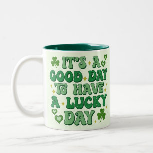 Es ist ein schöner Tag, einen schönen Tag am St. P Zweifarbige Tasse