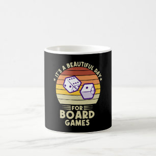 Es ist ein schöner Tag für Brettspiele lustige Gam Kaffeetasse