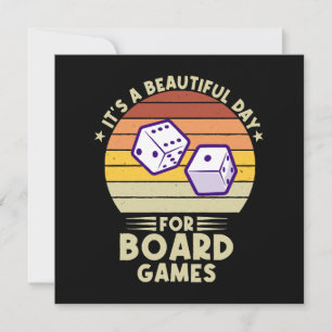 Es ist ein schöner Tag für Brettspiele lustiger Ga