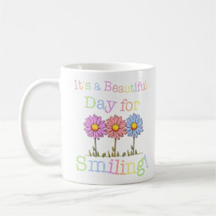 Es ist ein schöner Tag für lächelnde Grafik - Clas Kaffeetasse