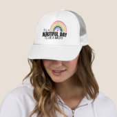 Es ist ein schöner Tag Mama Regenbogen Truckerkappe (Beispiel)