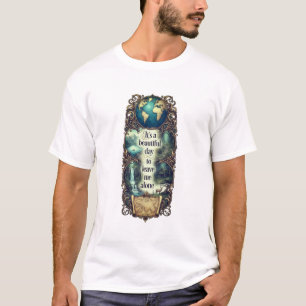 Es ist ein schöner Tag, mich allein zu lassen" Vin T-Shirt