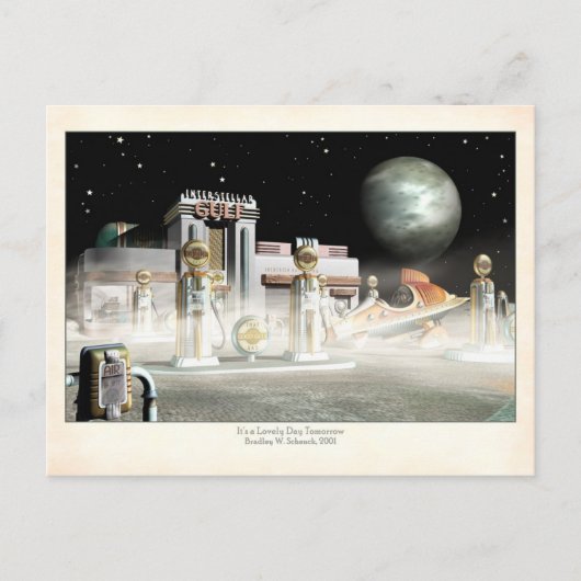 Es ist ein schöner Tag Morgen Postkarte (Vorderseite)