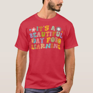 Es ist ein schöner Tag, um Retro Groovy Tee zu ler