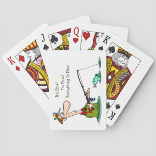 Es ist ein schönes Angelspiel. Spielkarten