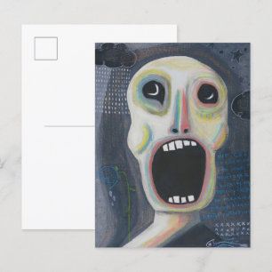 Es ist ein Schrei Postkarte