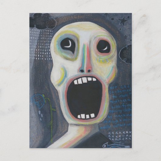 Es ist ein Schrei Postkarte (Vorderseite)