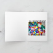 Es ist ein Segen, der verschleiert ist - Karte (Innenseite)