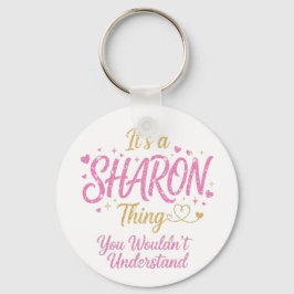 Es ist ein Sharon-Ding Pink Gold Frauen Geschenk Schlüsselanhänger