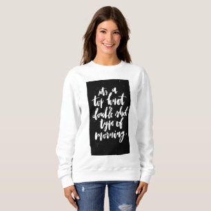 Es ist ein Spitzenknoten u. doppelte eine Sweatshirt