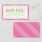 Es ist ein Sprinkle Baby Duschdusche Windelspanner Begleitkarte (Vorne/Hinten)