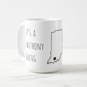 Es ist ein St. Anthony Thing Kaffeetasse (Vorderseite Links)