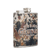 Es ist ein Stil GRUNGE Rusty Letters Flachmann (Rechts)