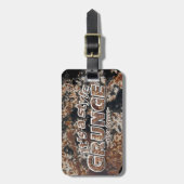 Es ist ein Stil GRUNGE Rusty Letters Gepäckanhänger (Vorderseite vertikal)