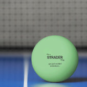 Es ist ein Strader Thing Ping Pong Ball Tischtennisball (Netto)