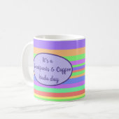 Es ist ein Sweatpants u. des Kaffees ein bisschen Kaffeetasse (Vorderseite Links)
