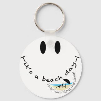 Es ist ein Tag am Strand - Long Beach Island, New  Schlüsselanhänger