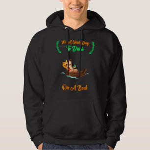 Es ist ein Tag, um auf einem Boot sassy Sarcastic Hoodie