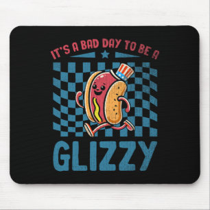 Es ist ein Tag zum Feiern, ein Glizzy am 4. Juli Mousepad
