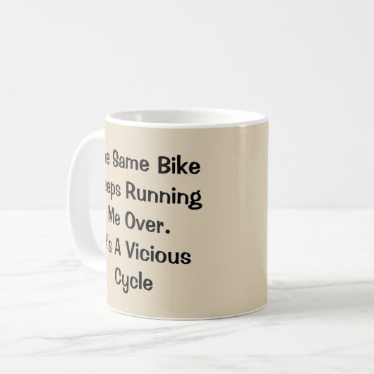 Es ist ein Teufelskreis - Tasse-A-Tube-Kaffee-Tass Kaffeetasse (Vorderseite Links)