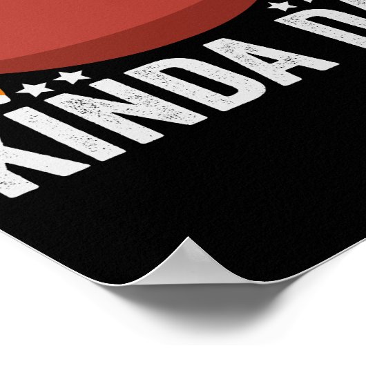 Es ist ein Touchdown Kinda Day Funny Fantasy Footb Poster (Ecke)