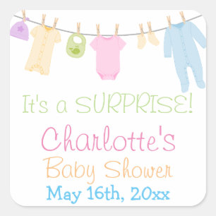 Es ist ein Überraschungs-kleines Quadratischer Aufkleber