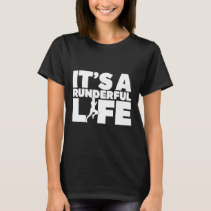 Es ist ein unheilvoller männlicher Läufer, der ren T-Shirt