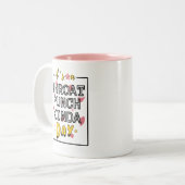 Es ist ein verdammter Kinda Day Sarcastic Coworker Zweifarbige Tasse (Vorderseite Links)