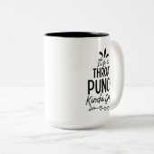 Es ist ein verdammter Kinda-Day-Zwei-Tone-Kaffee Zweifarbige Tasse (VorderseiteRechts)