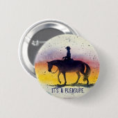 Es ist ein Vergnügen Button (Vorne & Hinten)