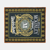 Es ist ein verrücktes Ding, das man nicht verstehe Fleecedecke (Vorderseite (Horizontal))