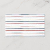 Es ist ein Wasserfarben-Nautiktaucheraffe Begleitkarte (Rückseite)