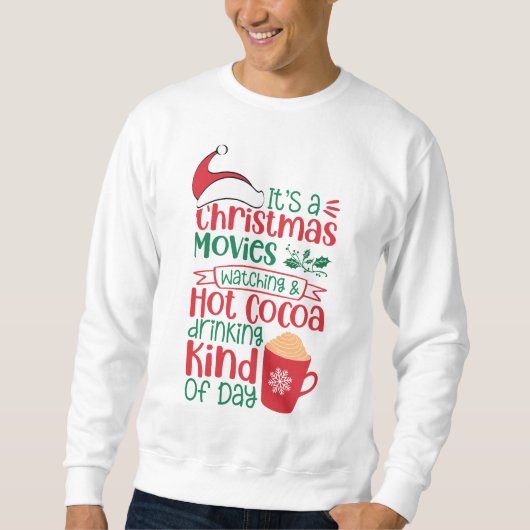 Es ist ein Weihnachtsfilm Watching und heißen Kaka Sweatshirt (Vorderseite)