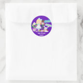 Es ist ein Wonderland Birthday Tea Party Sticker (Tasche)
