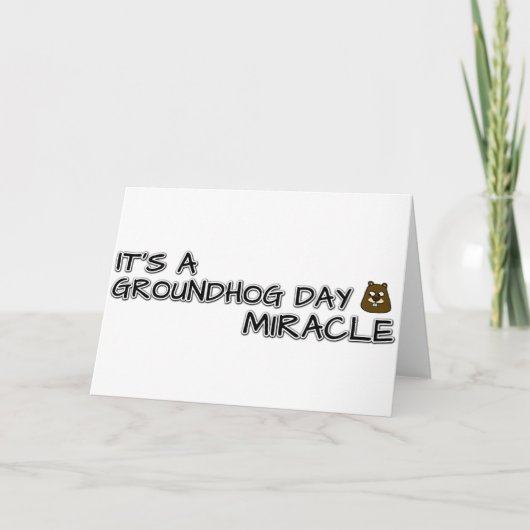 Es ist ein Wunder des ganzen Tages Karte (Vorderseite)