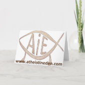 "Es ist ein Wunder!" Karte (Rückseite)