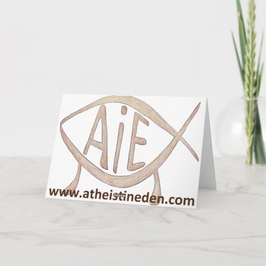 "Es ist ein Wunder!" Karte (Rückseite)