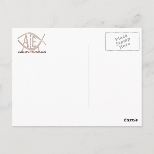 "Es ist ein Wunder!" Postkarte (Rückseite)