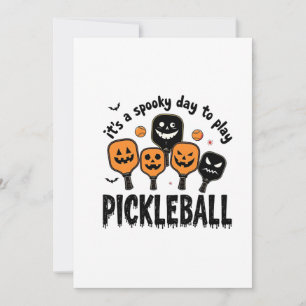 Es ist ein wunderbarer Tag, Pickleball Halloween z Einladung