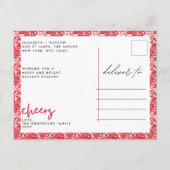 Es ist ein wunderbares Leben gelbes Weihnachten (Rückseite)