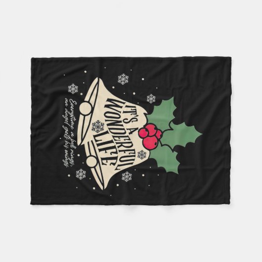 Es ist ein wunderbares Leben, jedes Mal, wenn eine Fleecedecke (Vorderseite (Horizontal))